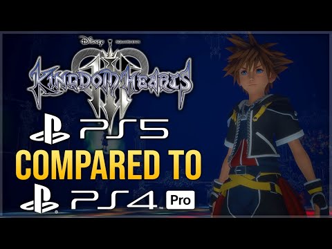 Kingdom Hearts 3 - PS5 Performance Compared to PS4 Pro - BLESS FASTER LOADS!