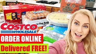 Costco Grocery Shopping: How to Order ONLINE & Get it Delivered FREE w