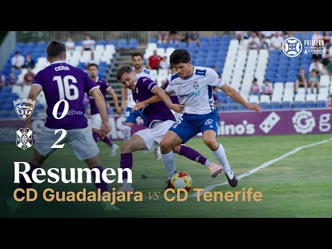 CD Tenerife | Resumen del CD Guadalajara - CD Tenerife (J. 1, Primera Federación 25/26)