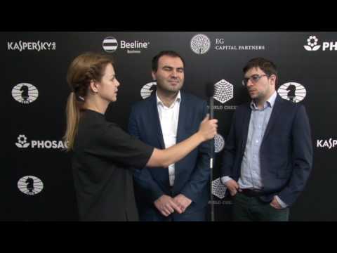 Day 9 Interview with GM Maxime Vachier Lagrave and GM Shakhriyar Mamedyarov
