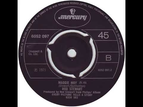 UK New Entry 1971 (162) Rod Stewart - Maggie May
