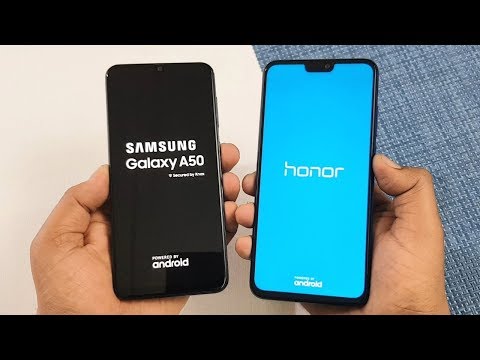 Samsung Galaxy A50 vs Honor 8X SpeedTest & Camera Comparison