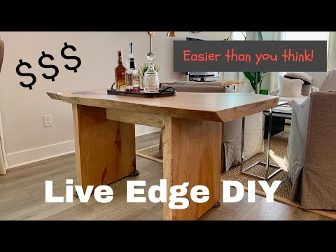 Live Edge Dining Room Table DIY!