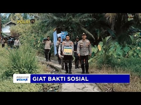 POLRES TAPIN SALURKAN ALAT BANTU DIFABEL JELANG HARI BHAYANGKARA