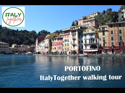 Walking in Portofino. The beautiful Liguria .