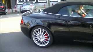 preview picture of video 'Aston Martin DB9 Volante +  Audi R8 + Matte Jaguar XF'