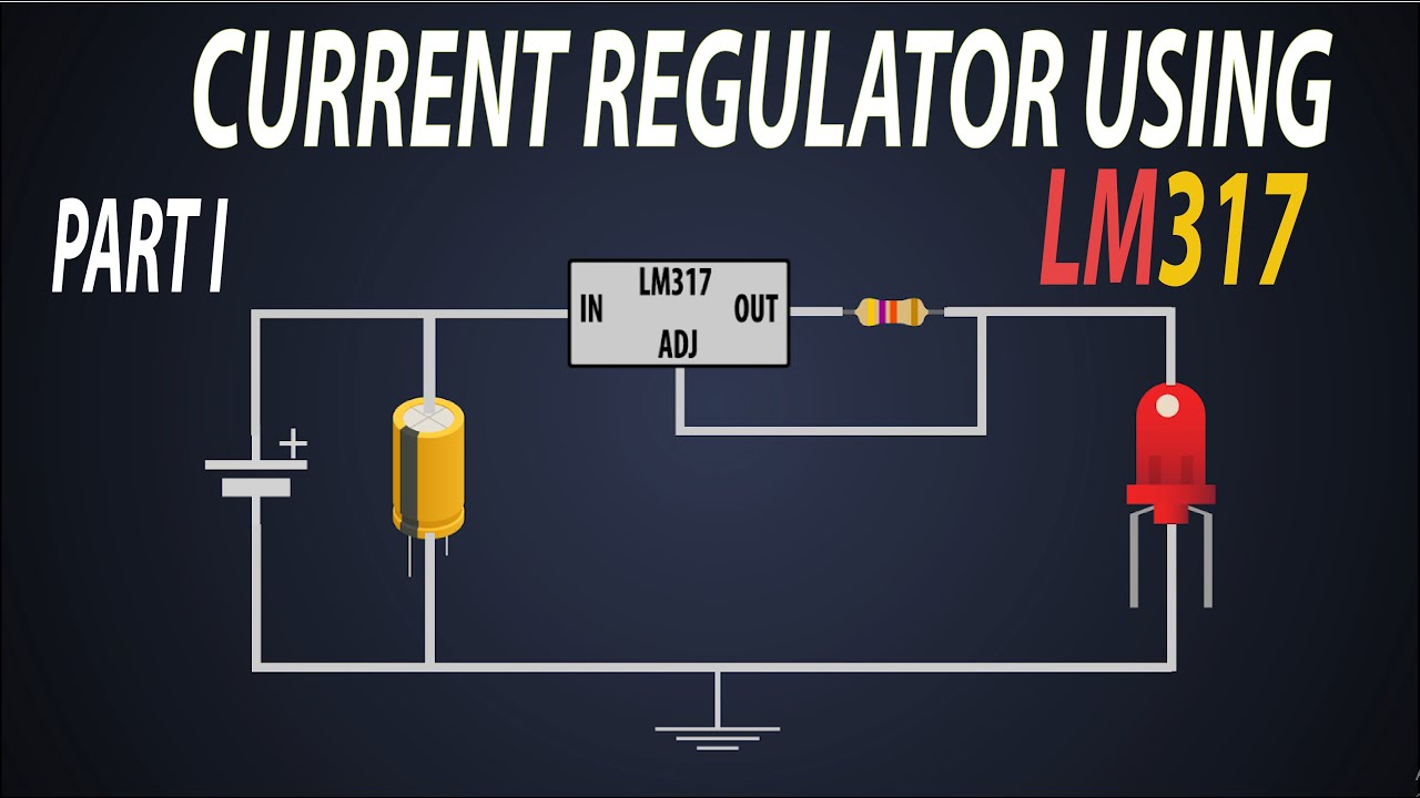 Constant Current Regulator using LM317 | CCR | LM317 as a current regulator