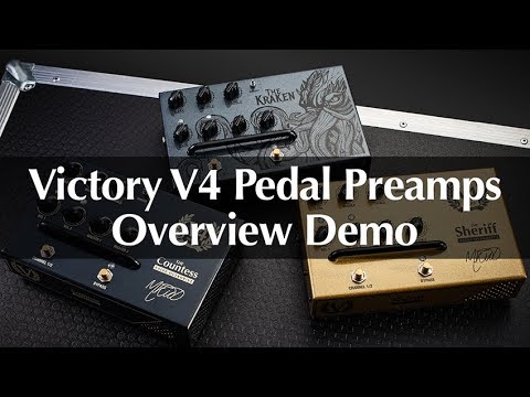 Victory V4 Series Pedal Preamps Overview With Martin Kidd & Rabea Massaad