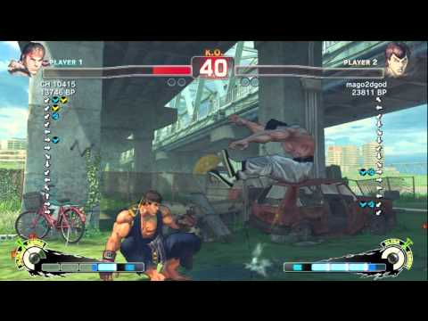 Mago [Fei] vs CH 10415 [Ryu] SSF4 Japanese Online Ranked Matches - TRUE-HD