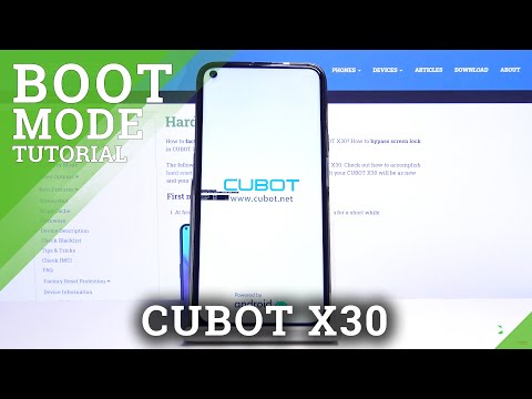 How to Open Hidden Menu in CUBOT X30 – Find Boot Mode