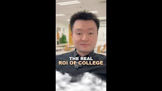 The Real ROI of College  #shorts