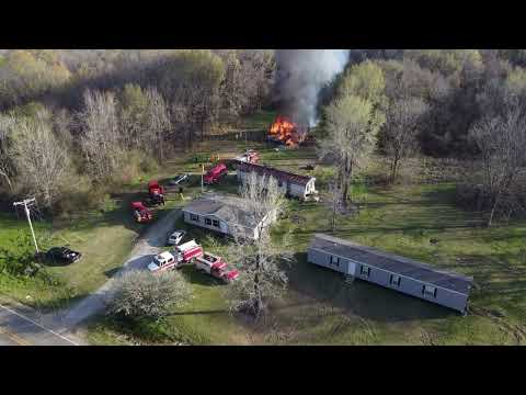 Controlled Burn 032622 Training Eudora and Ross Van Ness Arkansas Fire