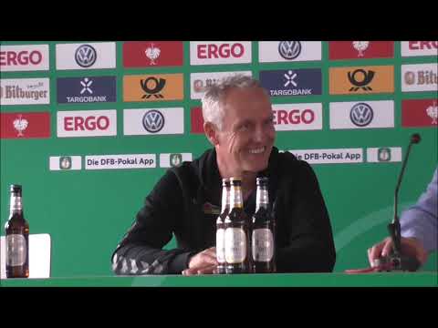 12.08.2017, Pressekonferenz  DFB Pokal, VfB G.Halberstadt - SC Freiburg 1:2