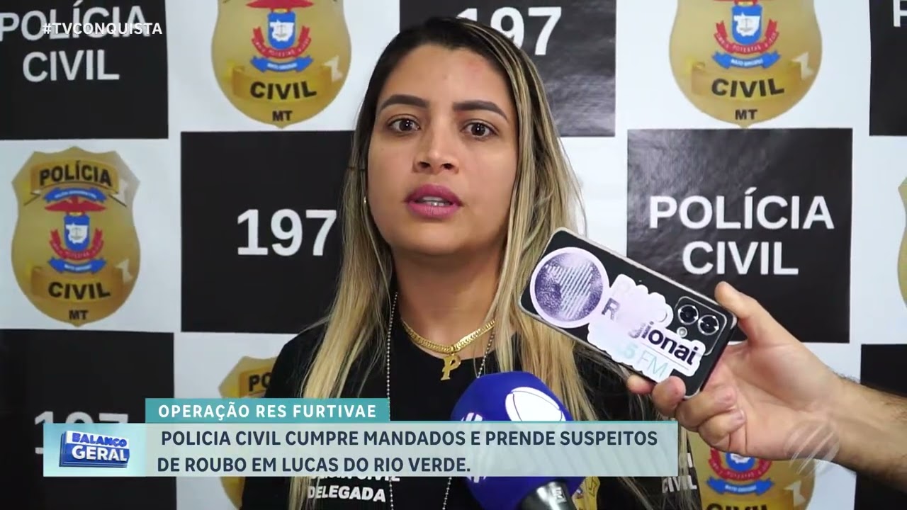Polícia Civil deflagra operação contra suspeitos de roubo em Lucas do Rio Verde