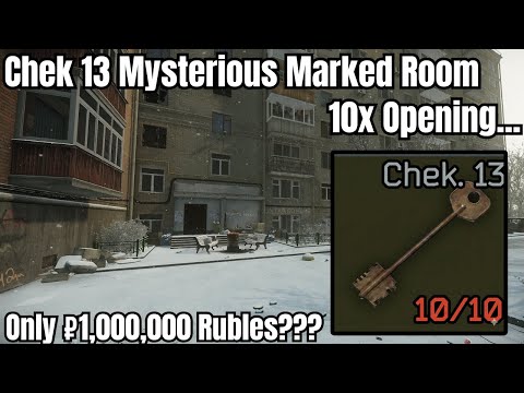 [1.00] Chek 13 Mysterious Marked Key 10x Opening - Streets of Tarkov