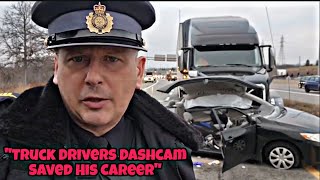 Truck Driver Crashes Into Car At 56 MPH Hrs Ago 😳 Dashcam Video Is Crazy