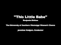 This Little Babe - Benjamin Britten 