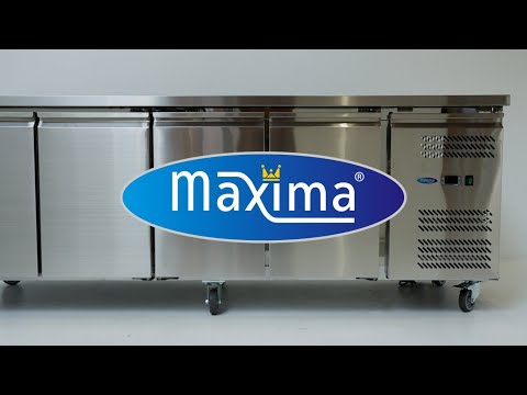Maxima Gastro Kühltisch - 223 cm - 4 Türen