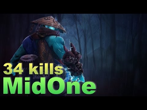 MidOne Storm Spirit 34 kills 43 min game vs techies pro Gameplay | Highlights 7.02 — Dota 2