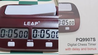 How to Set Digital Chess Timer ( LEAP BRAND )