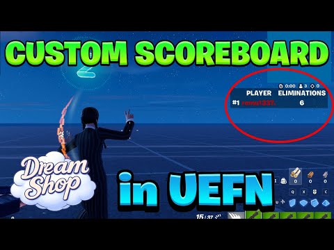 How to create CUSTOM SCOREBOARD in Fortnite Creative (UEFN)
