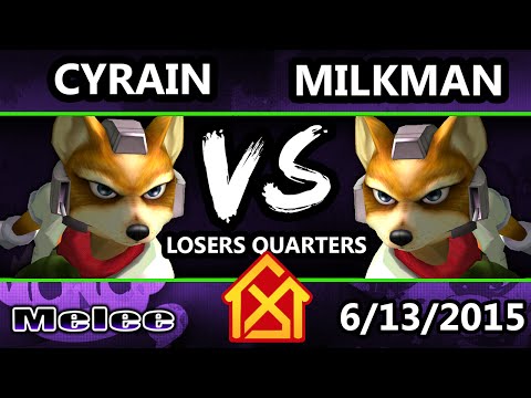 DTH - Cyrain (Fox) Vs. OES | MilkMan (Fox) SSBM Losers Quarters - Smash Melee