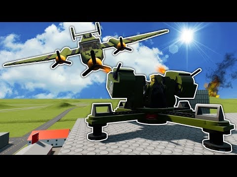 LEGO PLANE BOMBER AA BATTLE! - Brick Rigs Gameplay - Lego City Battle