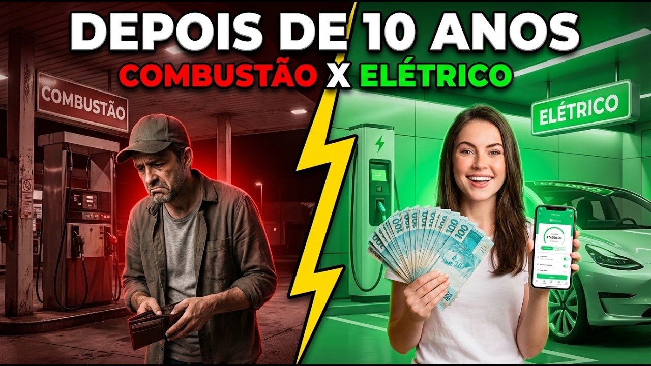 APÓS 10 Anos a VERDADE oculta sobre CARROS ELÉTRICOS! Teste comparativo!