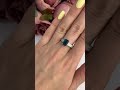 Серебряное кольцо с топазом Лондон Блю 1.45ct