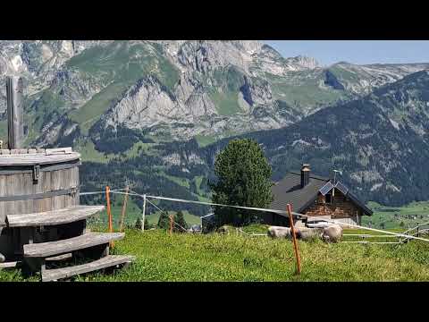 Hot Pot auf der Gamsalp beim Berggasthaus