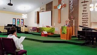 Sermon on Luke 18:1-8 and Jeremiah 1:4-10; 7:1-11 by Vicar Frantisek