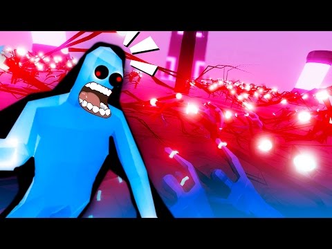 1000 DARK PEASANTS vs 1000 DARK PEASANTS (NEON UNITS) | T.A.B.S (Totally Accurate Battle Simulator)