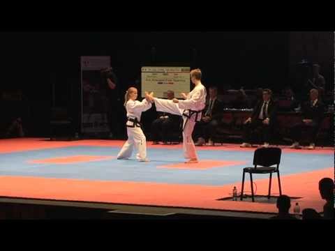 2012 ITF TKD World Cup, Brighton - Pre-arranged free sparring Final, 1-6D, 18-35y - NOR Team