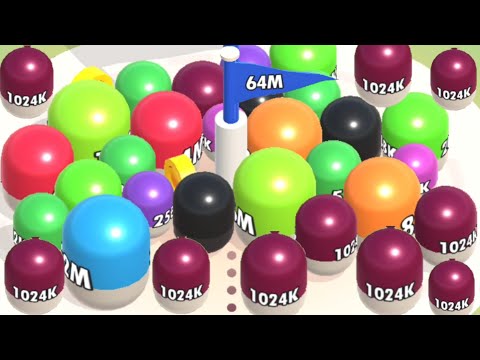 Merge Blocks 3D - 2048 Puzzle - ASMR Unlock 32m-64m (iOS,Android) Gameplay Walkthrough Part 11