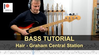 Hair - Graham Central Station | Bass Tutorial (Sheet + TABs)