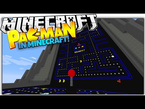 PAC MAN IN VANILLA MINECRAFT! | Working Joystick, Highscores & More! (Minecraft Redstone)