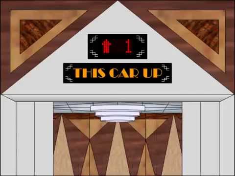 Schindler-Haughton Traction Elevators at the Galvin Building (Animated)