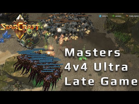 Starcraft 2 - Ranked 4v4 Ladder With Friends | The Grind to Masters 1