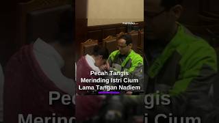 Download lagu Merinding Istri Cium Lama Tangan Nadiem, Tak Kuasa Pecah Tangis Usai Sidang Pledoi mp3