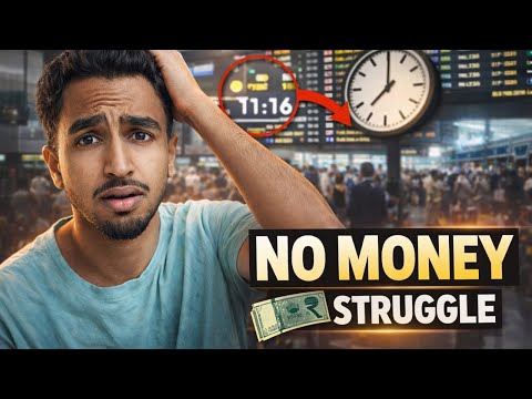 Can you really survive 12 HOURS at international airports with just ₹425 (22 QAR)? 😳