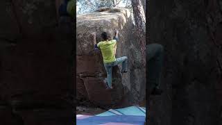 Video thumbnail of Arista chacalista, 7c. Albarracín