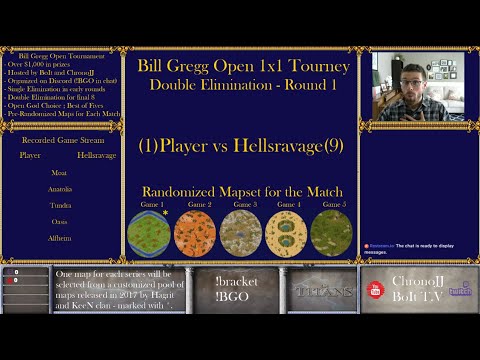 Player vs Hellsravage- Live - Round of 8 - Bill Gregg Open Tournament
