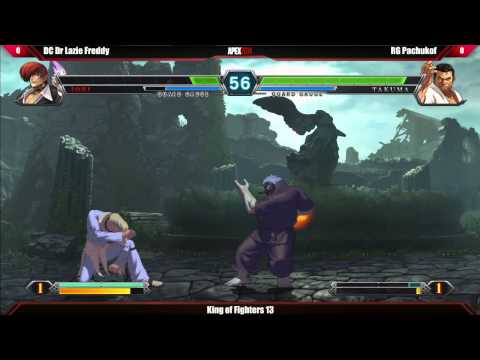 King of Fighters 13 Loser's Semifinal DC Dr. Lazie Freddy vs RG MCZ PachuKOF - Apex 2014 Tournament