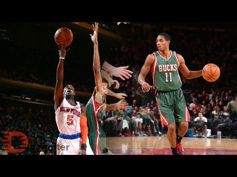 Brandon Knight vs Tim Hardaway Jr 34 Pts. 9 Ast. Combined  2015.01.04.