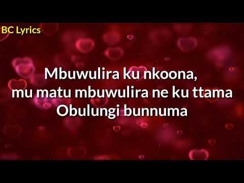 B2C - Obulungi bunuma (Official Lyrics Video) 4k