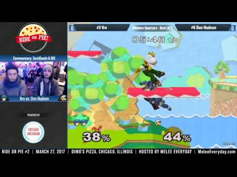 Ride or Pie 2 - Don Hudson (Luigi) vs. ME | Vro (Marth) - SSBM - Winners Quarters