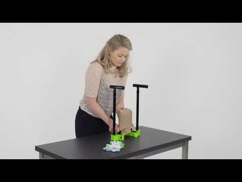 Donning aid Steve Complete: Donning and doffing of compression socks (to the knee and with open toe)