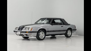 Video Thumbnail for 1984 Ford Mustang GLX V8 Convertible