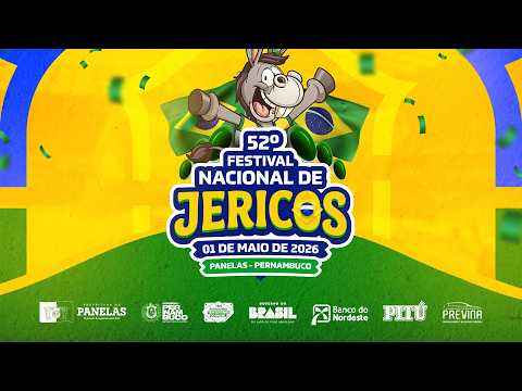 🔥 AO VIVO | LANÇAMENTO 52º Festival Nacional de Jericos 2026