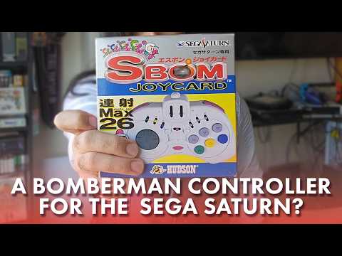 A look back at the  SBom Joycard, Bomberman's Sega Saturn Controller!.